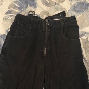 Zara Black zipper Jean Pants